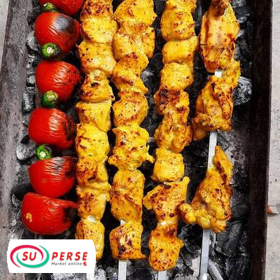 سیخ جوجه جنس استیل - بسته 5 عددی