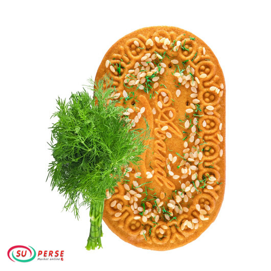 بیسکوییت با تزیین کنجد و طعم هل آوند - 900 گرم
