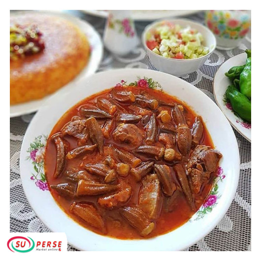 غذای آماده خورش بامیه (بدون گوشت) هانی - 460 گرم