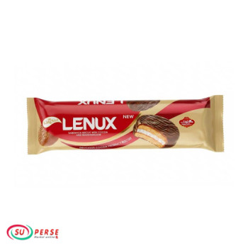 بیسکویت کاکائویی با مغز کرمی لنوکس - 200 گرم