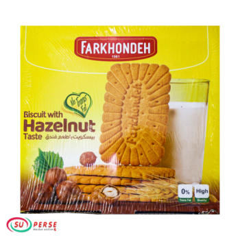 بیسکویت فرخنده با طعم فندق 750 گرم